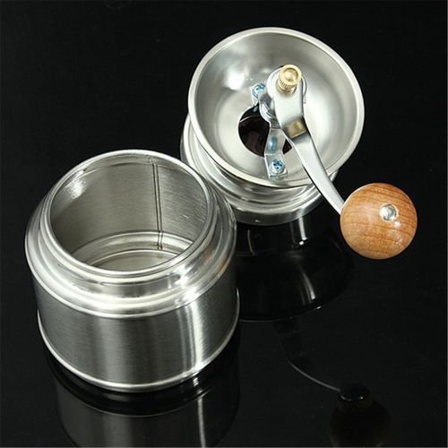 Manual Coffee Grinder - Spice Grinder - Constructed of Stainless Steel with  a Ceramic Burr Grinder