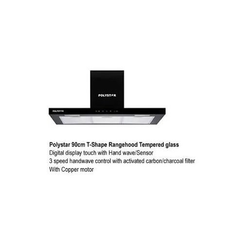 Polystar 90CM RANGE HOOD WITH HANDWAVE & VOICE CONTROL – PV-JYVC9200HD