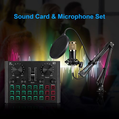 product_image_name-Generic-Sound Card & Condenser Microphone Set V9 Plus BM800-3