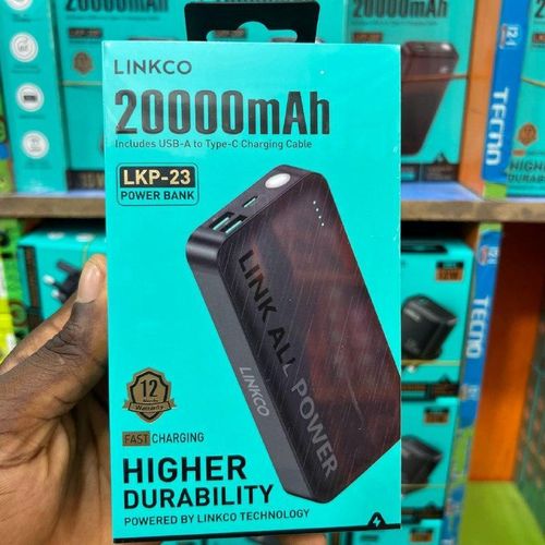 product_image_name-LINKCO-20000mAh 12W Fast Charging Power Bank LKP-23 with LED Flash Torch-Light-1