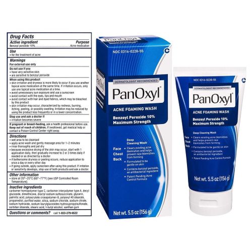 product_image_name-Generic-PanOxyl Acne Foaming Wash 10% Benzoyl Peroxide Maximum Strength 156g-7