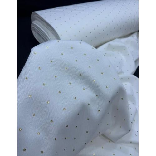 Fashion QUALITY WHITE SENATOR MATERIAL WITH DOTTED DESIGEN