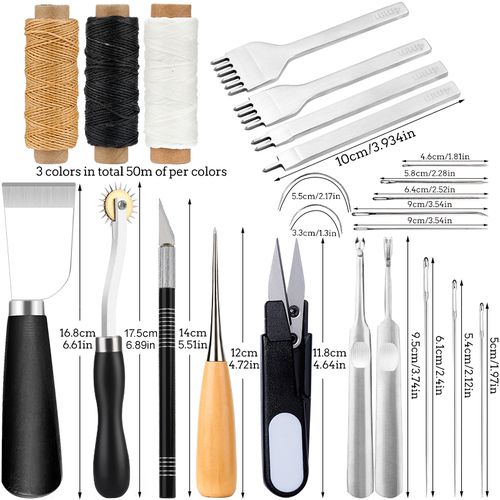 Professional Leather Craft Tools Kit