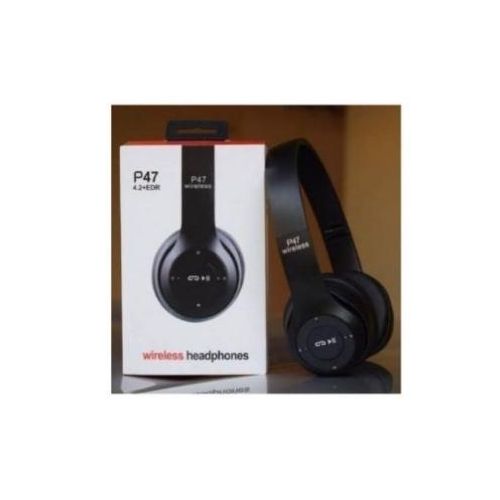 product_image_name-Generic-P47 Wireless Bluetooth 5.0 Stereo OverEar Foldable Headphone-2