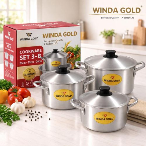 Winda European Quality Aluminium Cookwares Set 3b