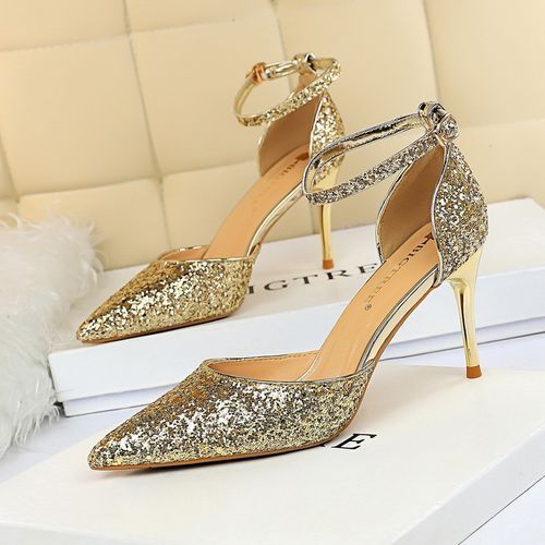 24 Best Gold Wedding Shoes