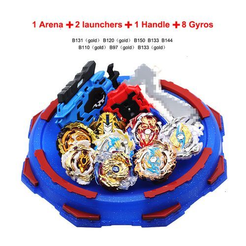 Burst Gyro Arena Disk Exciting Duel Spinning Top Beyblades Launcher Stadium  