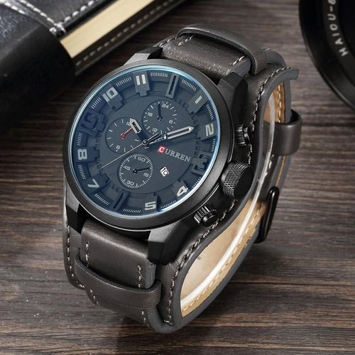 product_image_name-Curren-Luxury Fashion leather Wristwatch -1