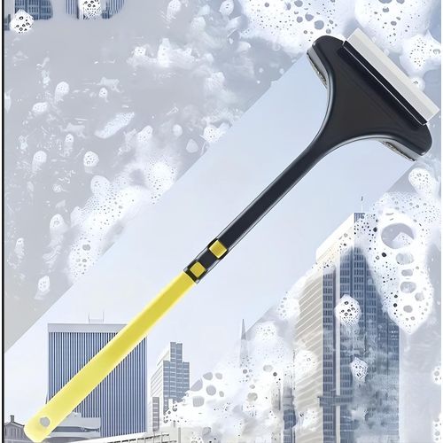 product_image_name-Generic-2-in-1 Window Screen Cleaning Brush - Dual-Use Scraper & Brush for Windows, Screens & Glass, 45cm Long Handle-1