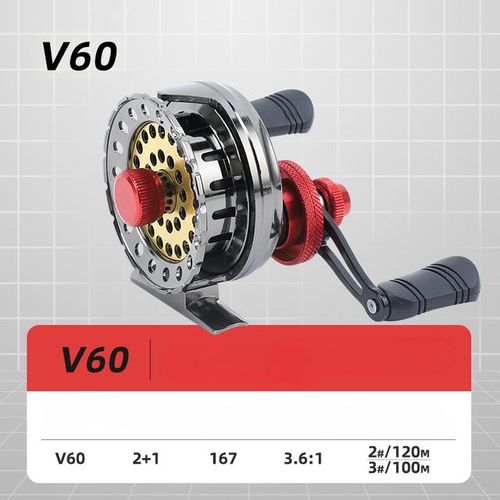 Generic Lightweight Classic Fly Fishing Reel Hollow Reels 21bb 3.6:1  Fishing Rods Fishing Accessories Professional Spinning Ice Reels
