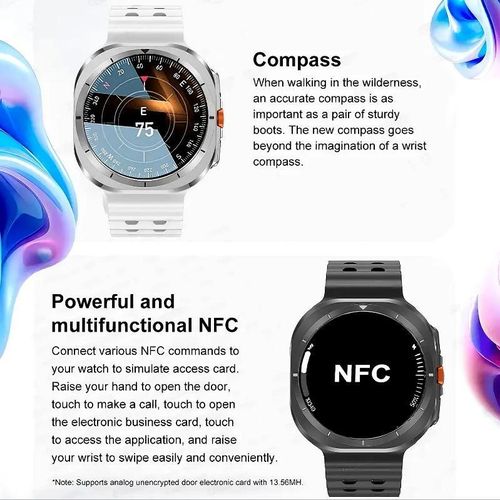 product_image_name-Generic-2025 Galaxy Watch 7 Ultra Smartwatch 32GB Memory Video GPS NFC AMOLED Fitness Tracker Health Smart Watch-8