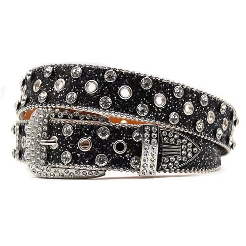 Fashion Luxury Designer Belt Punk Diamond Belt Y2K Rhinestone Belt