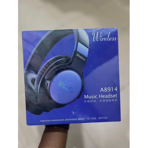 product_image_name-Samsung- A8914 Music Headset - Wireless Over-Ear Noise Cancellation Headphones with Bluetooth 5.3, TF Card Slot, Built-in Mic, USB-C Charging, Comfortable Cushioned Ear Cups, Gaming Headphone - Compatible with Smartphones & Computers,  - Modern Headset-2