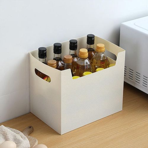 1pc Foldable Desktop Storage Box Organizer For Books, Documents