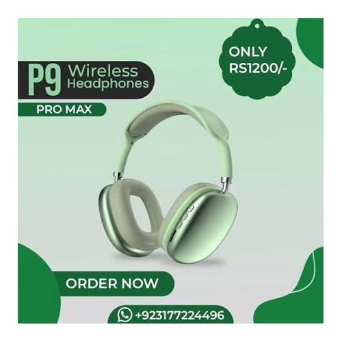 P9 Plus Case Wireless Noise Cancelling Bluetooth Headphones ,,Comfortable , With High Bass - image 3