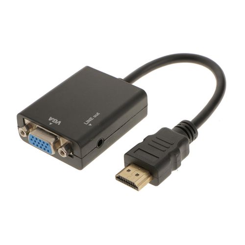 HDMI to VGA Video Converter with Audio - Video Converters