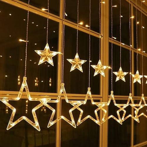 product_image_name-Christmas Lights-Curtain Star Light (warm Light)-2