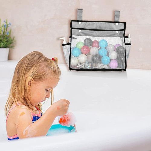 Bathroom Caddy Bag Shower Organizer Hanging Mesh Bag Kids Toy Organizer 