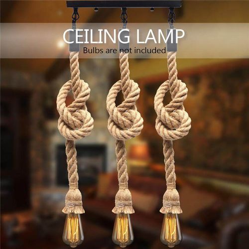 Generic Industrial Vintage Chandelier Pendant 3 Lights Ceiling