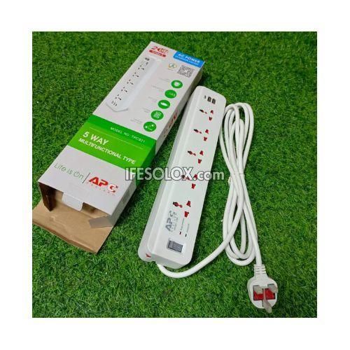 product_image_name-Generic-APC SURGE PROTECTOR EXTENSION 5 WAY SOCKET AND 2 USB + TYPE C PORTS-2
