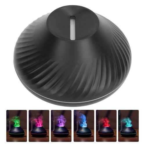 Generic Colorful LED Ring Flame Humidifier And Aromatherapy Machine