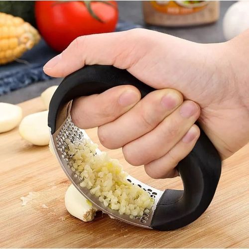 Generic Stainless Steel Garlic Press - image 2