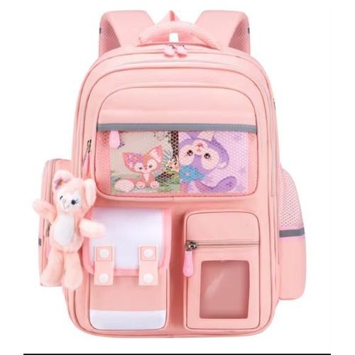 product_image_name-Fashion-High Durable Colorful Waterproof Large Capacity School Backpack - Fancy School ANIME CARTOON Stickers Teddy Bear Backpack-2