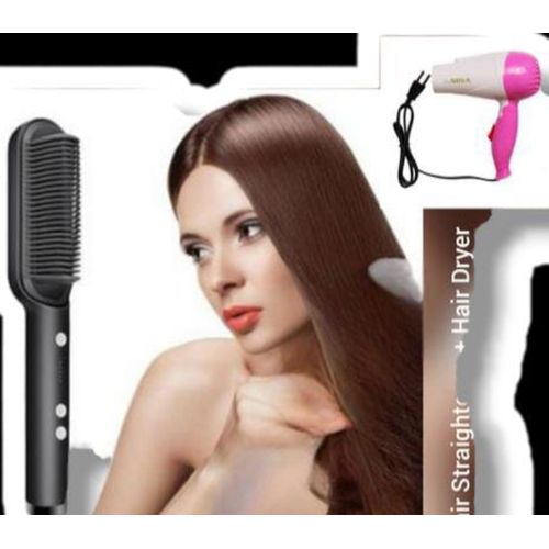 2 in 1 deals hair dryer and straightener
