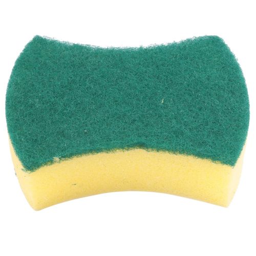 5pcs Multi-Purpose Double-Faced Sponge Scouring Pads Dish Washing Scrub  Sponge Stains Removing Cleaning Scrubber Brush For Kitchen Garage Bathroom