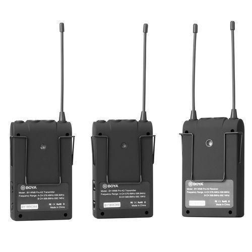 Boya BY-WM8 Pro K2 Dual-Channel 48CH UHF Wireless Microphone