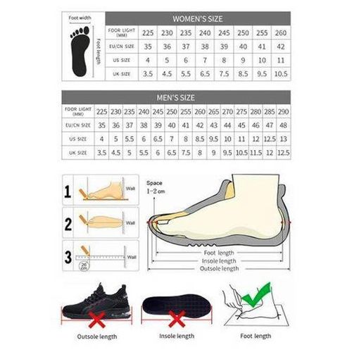 product_image_name-BLWOENS-Safety Boots Men With Steel Toe Cap Anti-smash Men Work Shoes Sneakers- Black-7