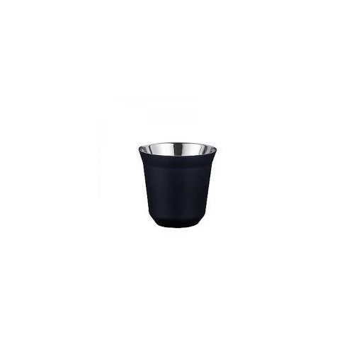 Everythingbutcoffee Double Wall Stainless Steel Coffee Cup 80ml black