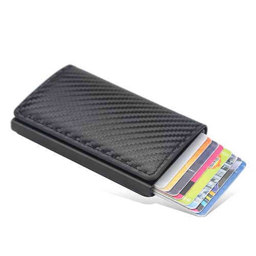 Men's Leather Wallets - Slim Carbon Fiber Wallet | COLDFIRE