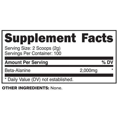 Beta Alanine Powder - 200 grams