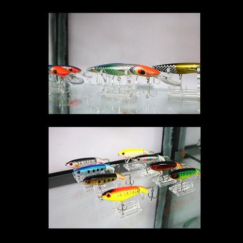 Fishing Lure Display Stand Easels For Store Acrylic Bait Lure