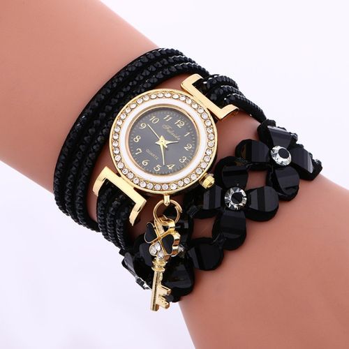 Fashion Women's WatchWatch + BraceletLeather Strap Casual Ladies Watch +  Bracelet @ Best Price Online | Jumia Egypt