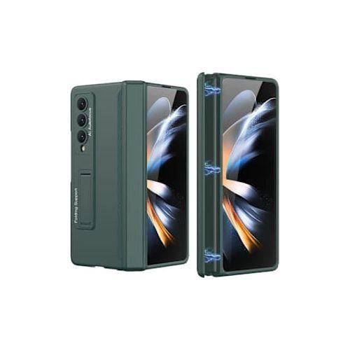 Pouch  Leather Full Case For Samsung Galaxy Z Fold 4 5g- Green