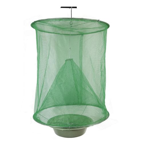 Generic Reusable Hanging Fly Trap Farm Fly Catcher Mosquito Cage Fold-type Insect  Trap Net for Home Ranch Garden Environmental Protection Not Including Bowl