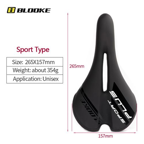 Generic BLOOKE MTB Bike Saddle Antiprostatic Absorber Comfortable Bicycle  Breathable Seat Cushion Cover For Exercise Racing Road