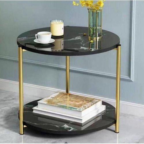 Generic Nordic Style Faux Wood Marble Side Stool