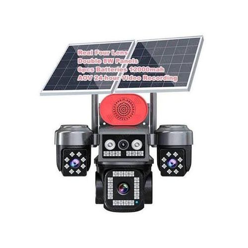 Generic INTELLIGENT SOLAR POWERED 4LENS PTZ CAMERA Hieasy