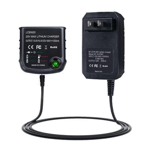 LCS1620 Li-ion Battery Charger For Black&Decker 10.8V 14.4V 20V Model  LBXR20 LB20 LBX20