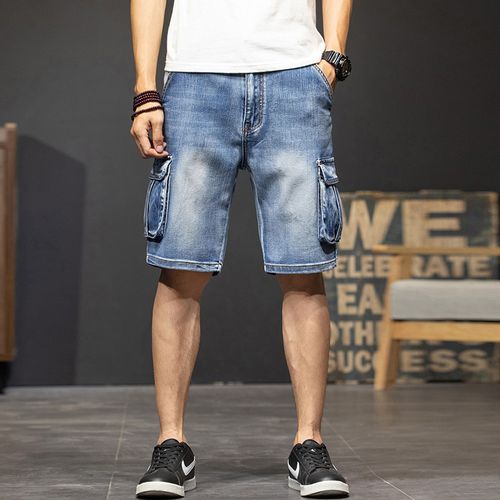 Big mens denim shorts store