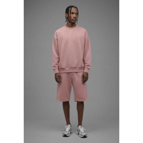 product_image_name-Jaop-Aloe Fleece Crew Neck Sweatshirt-Pink-1