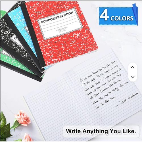 Generic Composition Note Book for School Supplies Notes Taking Writing COLORS - image 2