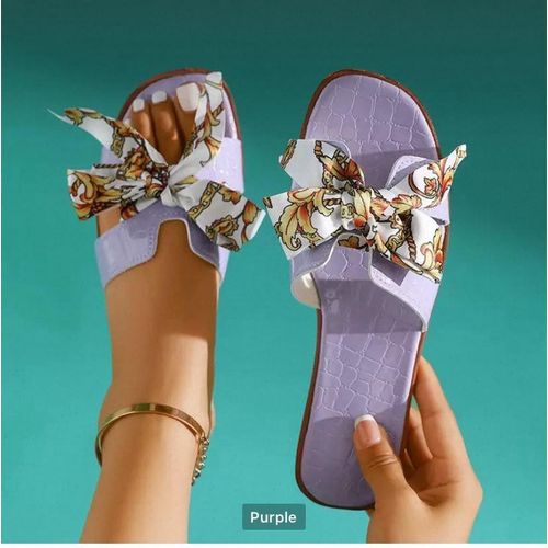 Fashion Angel Purple flat sandals s37&38 - image 2