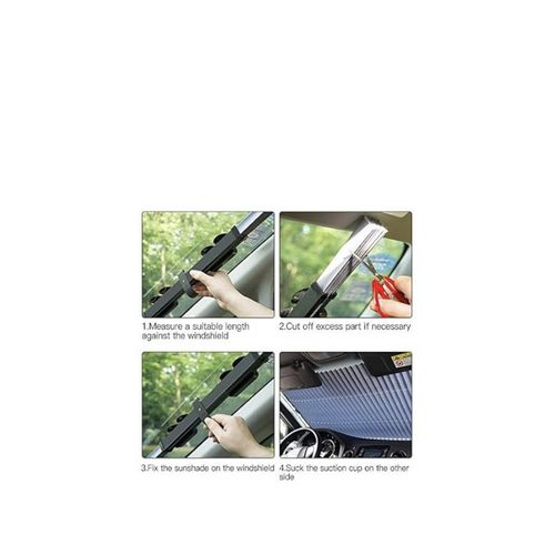 Generic Universal Retractable Windscreen Sun Protector Afterpark - image 6