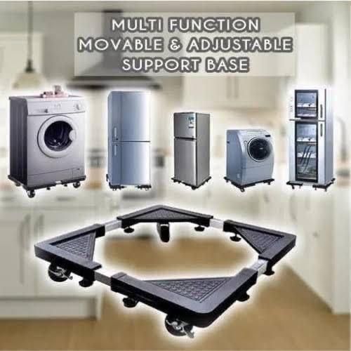 Generic Adjustable Movable Base Wheel for Washing machine and Refrigerator with lockable wheels