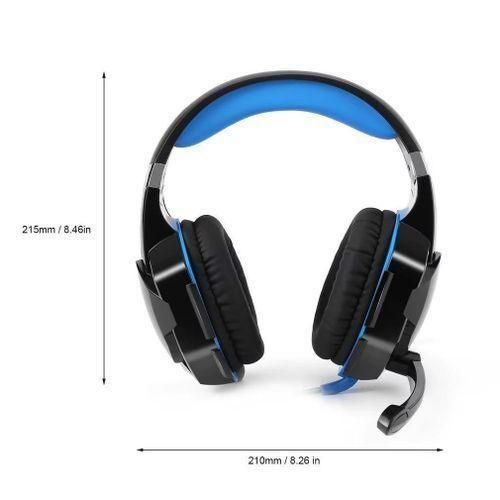 Generic G2000 Bluetooth Over-Ear Headphone - Noise Cancellation Wireless Gaming Headset with Detachable Microphone.