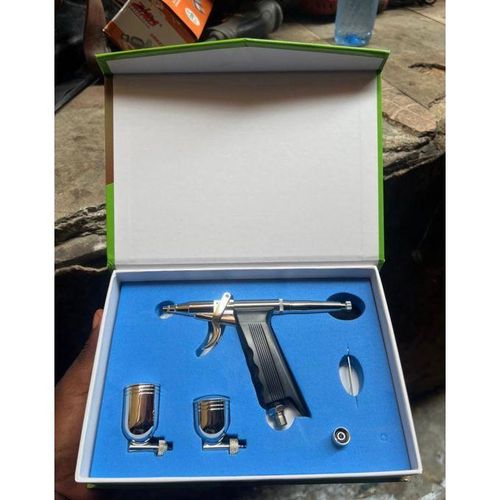Generic Professional Trigger-Style Dual-Action Gravity Feed Airbrush Kit - image 2